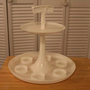 Vintage Tupperware Classic Carousel Tiered Caddy